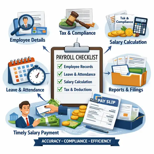 Payroll Processing Checklist: What Every Business Must Follow