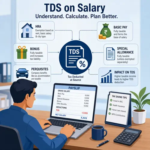How HRA, Bonus, Deductions Influence Salary TDS