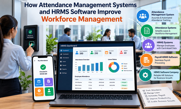 How Attendance Management Systems and HRMS Software Improve Workforce Management